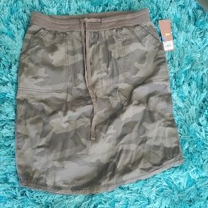 nwt women's xs sonoma came drawstring skirt